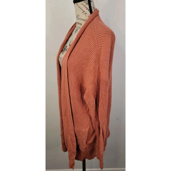Lululemon Cashlu Sweater Wrap Cardigan Womens M/L Heathered Pink Savannah W3FJSS - Picture 5 of 8